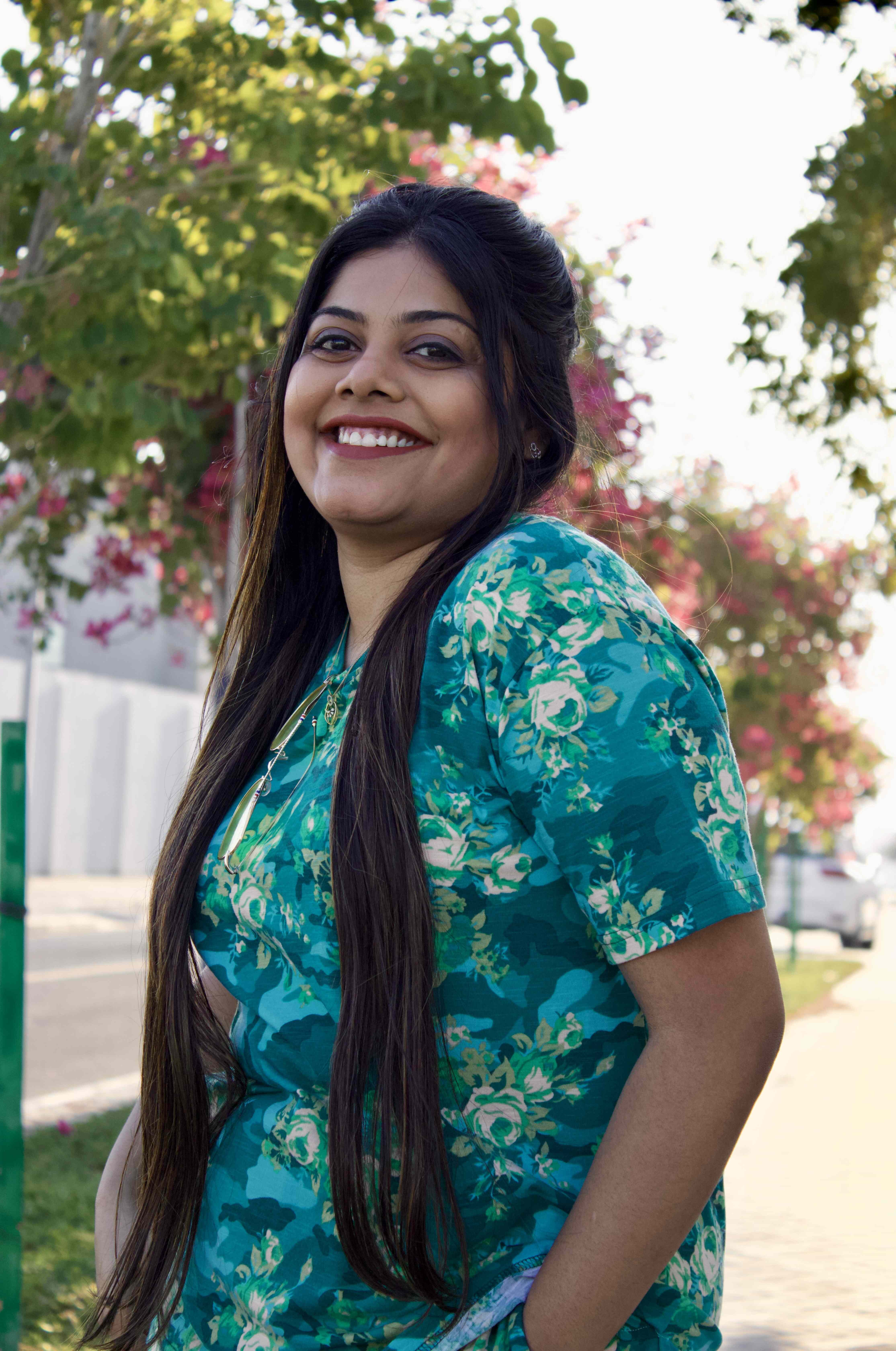 Green Floral Designed Co-ord set