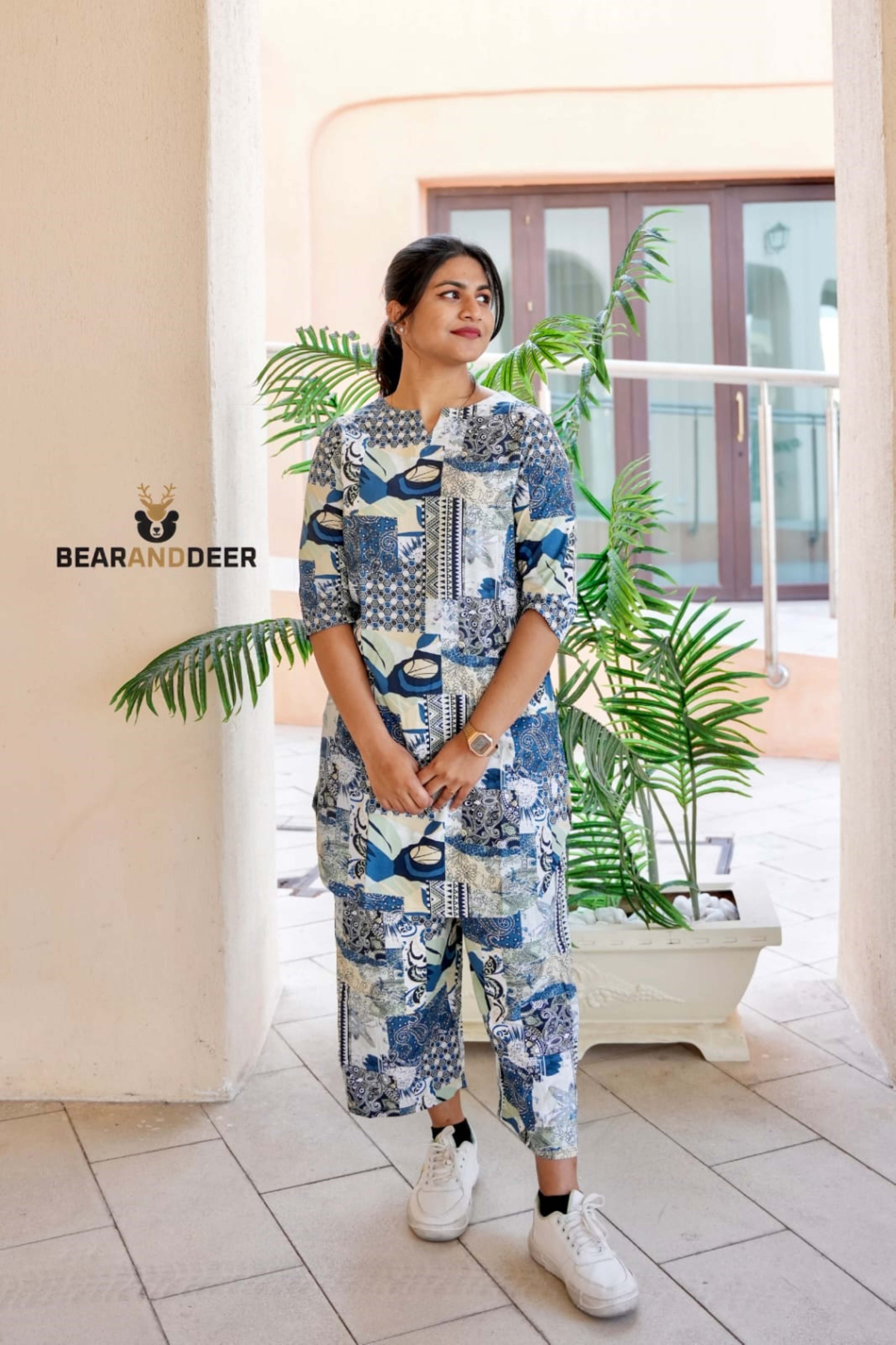 Paisley Printed Ethnic Co-Ord Set